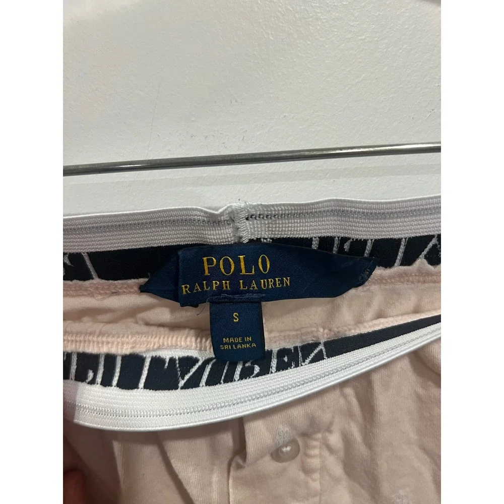 Polo Ralph Lauren Mens Boxer Shorts Embroidered Pony Logo Pink S